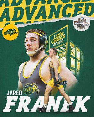 Image post by @NDSUwrestling on Twitter