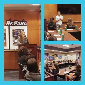 Image post by @depaulwsoc on Instagram