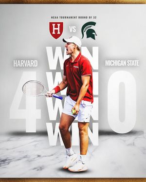 Image post by @harvardmenstennis on Instagram