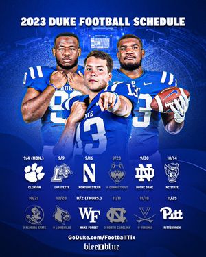 Image post by @DukeFOOTBALL on Twitter