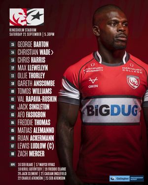Image post by @officialgloucesterrugby on Instagram