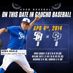 Image post by @ucsb_baseball on Instagram