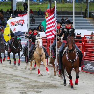 Image post by @cloverdalerodeo on Instagram