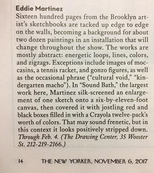 Image post by @drawingcenter on Instagram