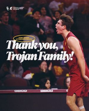 Image post by @uscmensvolley on Instagram
