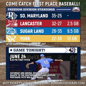 Image post by @somdbluecrabs on Instagram