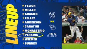 Image post by @Brewers on Twitter