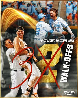 Image post by @NCAABaseball on Twitter