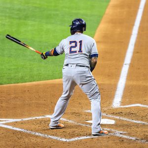 Text post by @mlb on Twitter