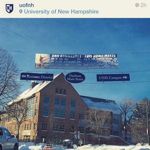 Image post by @unhgymnastics on Instagram