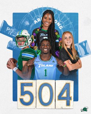 Image post by @TulaneAthletics on Twitter