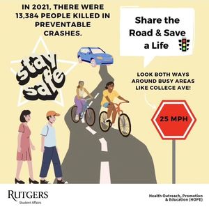 Image post by @rustudenthealth on Instagram
