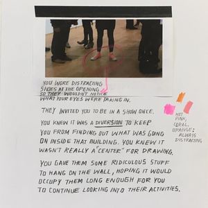 Image post by @drawingcenter on Instagram