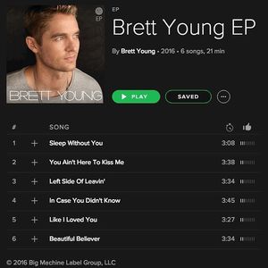 Image post by @brettyoungmusic on Instagram