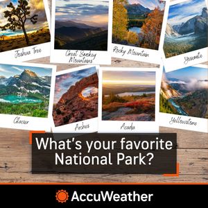 Image post by @accuweather on Twitter