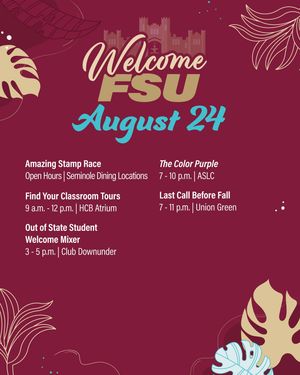 Image post by @fsustudentaffairs on Instagram