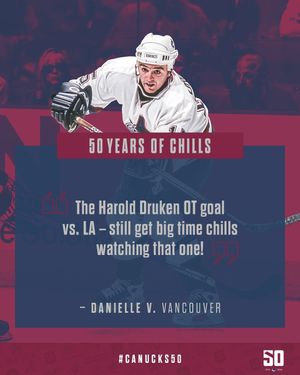 Image post by @canucks on Instagram