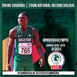 Image post by @nigeriaolympic on Instagram