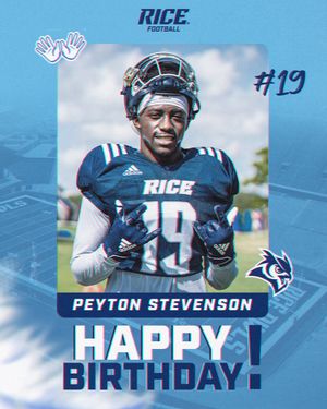 Image post by @ricefootball on Twitter