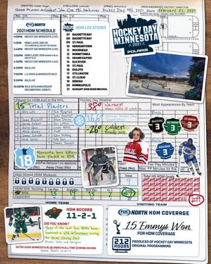 Image post by @hockeydaymn on Instagram