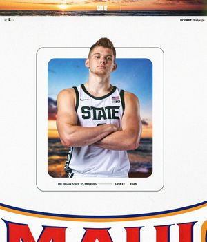 Image post by @MSU_Basketball on Twitter