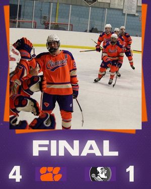 Image post by @clemsonicehockey on Instagram