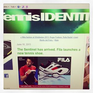 Image post by @filatennis on Instagram