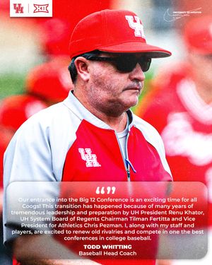 Image post by @UHCougarBB on Twitter