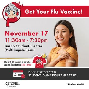 Image post by @rustudenthealth on Instagram