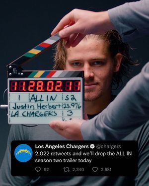 Image post by @chargers on Instagram