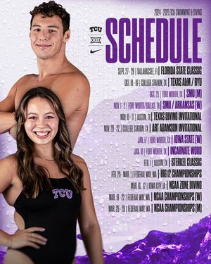 Image post by @tcu_swimdive on Instagram