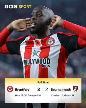 Image post by @BBCSport on Twitter