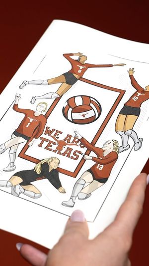 Video post by @texaslonghornsvolleyball on Facebook