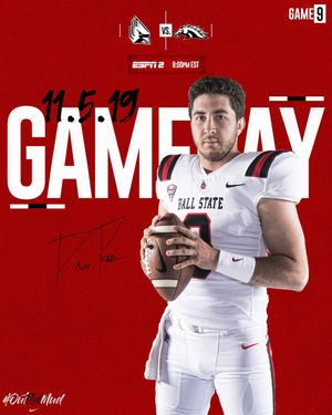 Image post by @ballstatefb on Instagram
