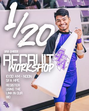 Image post by @sfa_cheer_ on Instagram