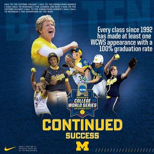 Image post by @umichsoftball on Instagram