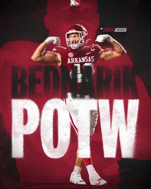 Image post by @RazorbackFB on Twitter