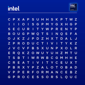 Image post by @intel on Twitter