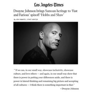 Image post by @therock on Instagram