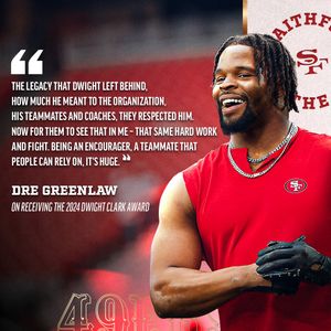 Image post by @49ers on Twitter