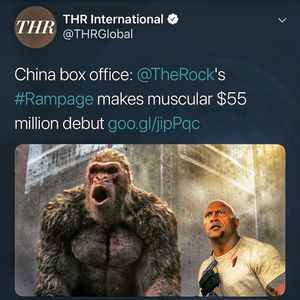 Image post by @therock on Instagram