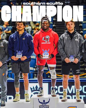 Image post by @gwuwrestling on Instagram