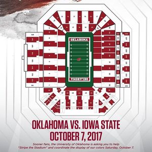Image post by @ou_athletics on Instagram