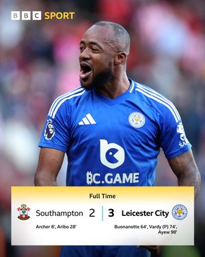 Image post by @BBCSport on Twitter