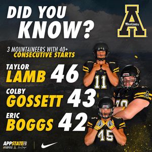 Image post by @appstate_fb on Instagram