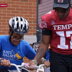 Video post by @temple_fb on Instagram