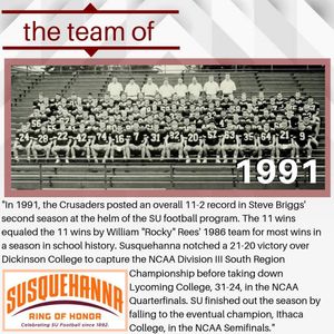 Image post by @susquehannafootball on Instagram