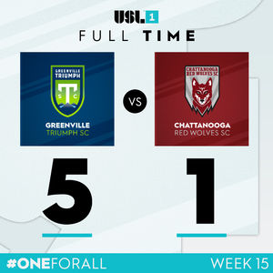 Image post by @USLLeagueOne on Twitter