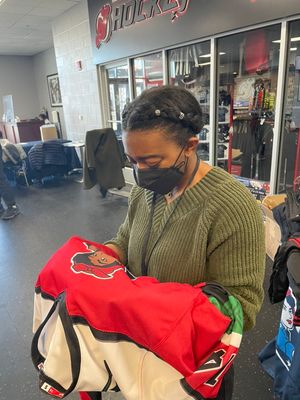 Image post by @BlackGirlHockey on Twitter