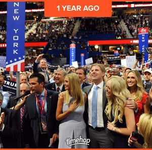 Image post by @laraleatrump on Instagram